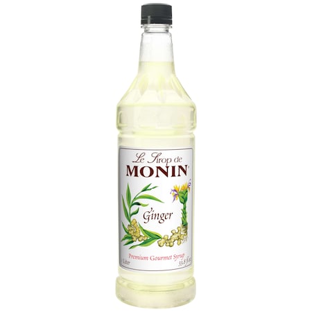 MONIN Monin Ginger Syrup 1 Liter Bottle, PK4 M-FR018F